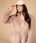 DREAM PLUSH ZIP TUNIC - COCO