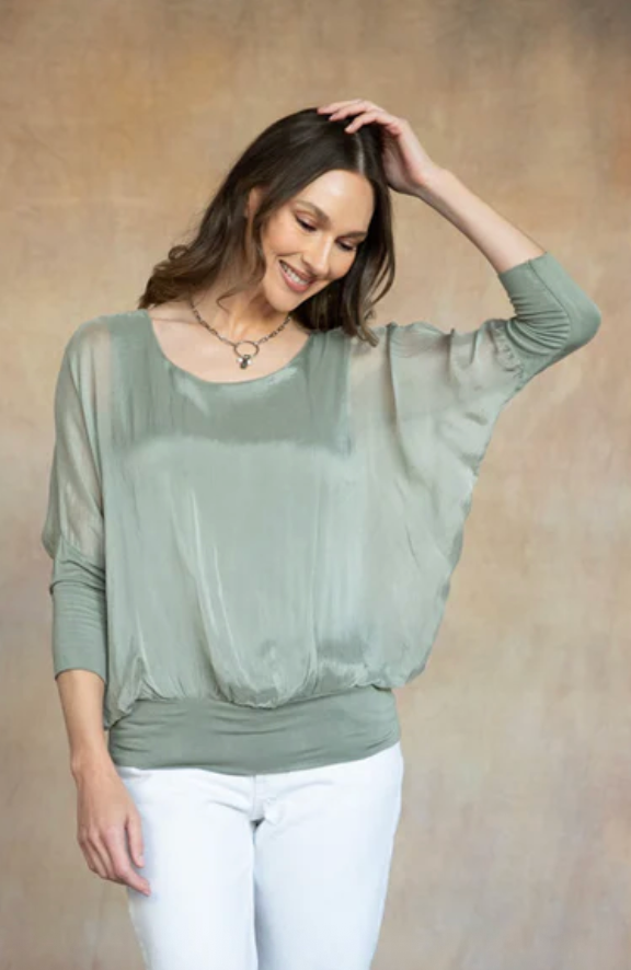 CASSANDRA SILK TOP