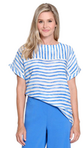 STRIPE DOLMAN TOP