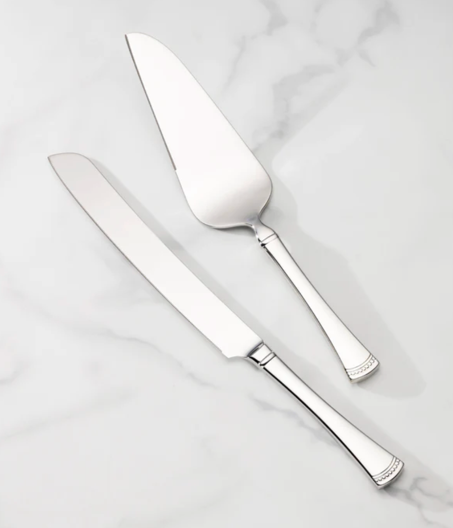 LENOX PORTOLA SILVER FLATWARE DESSERT SET