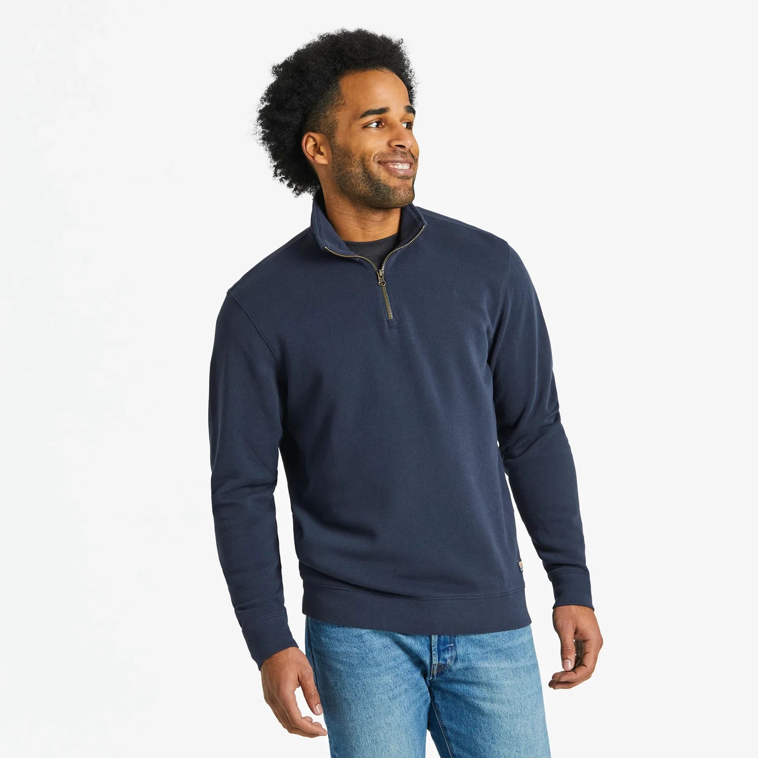 MENS TERRY QUARTER ZIP