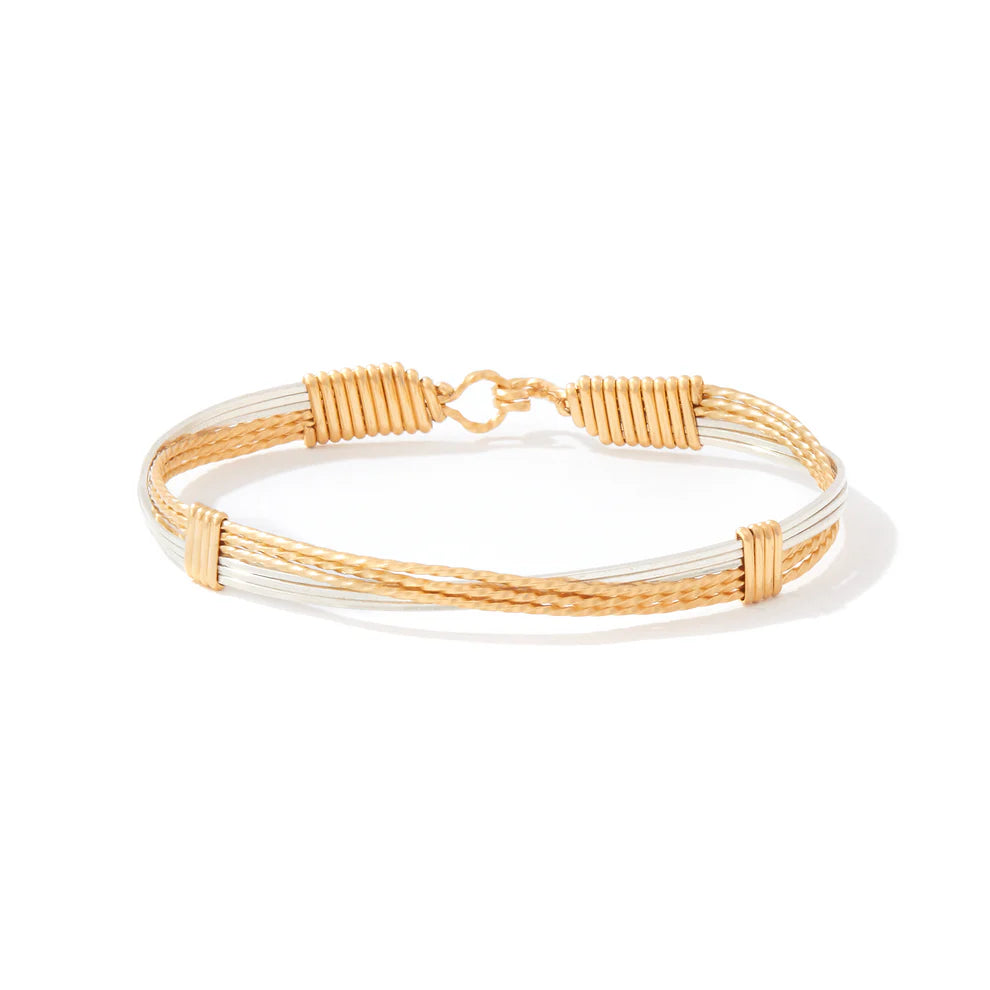 RONALDO DESIGNER JEWELRY THREE TIMES THE LOVE BRACELET - THREE TIMES THE LOVE BRACELET:SIZE 7