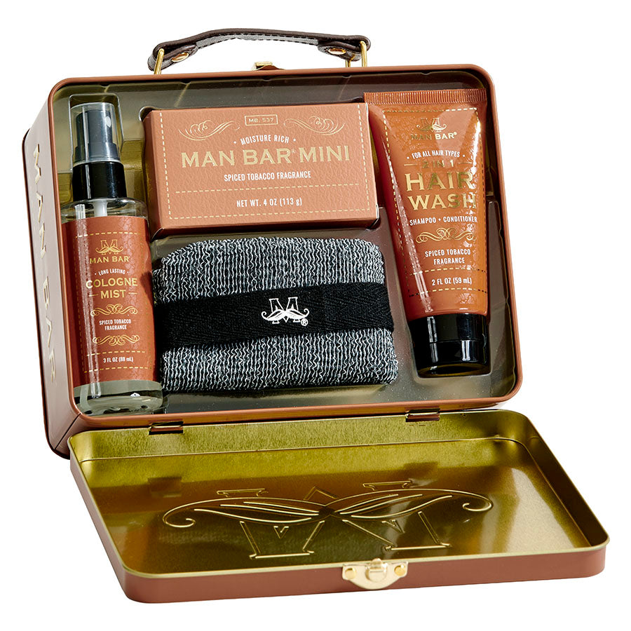 MAN BAR TRAVEL TIN SET