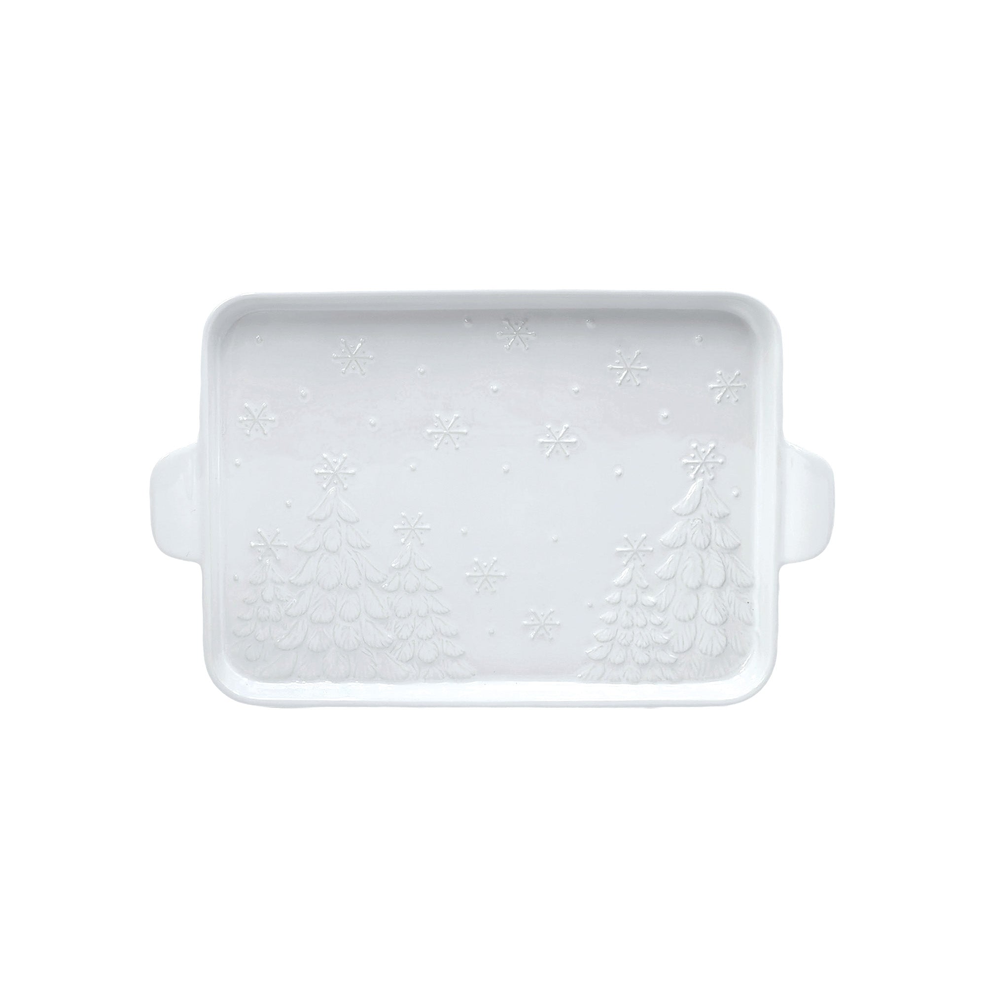 13 X 9 PLATTER/TRIVET - FROSTY FOREST