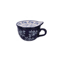 BOWL/LID MUG - FLORAL LACE