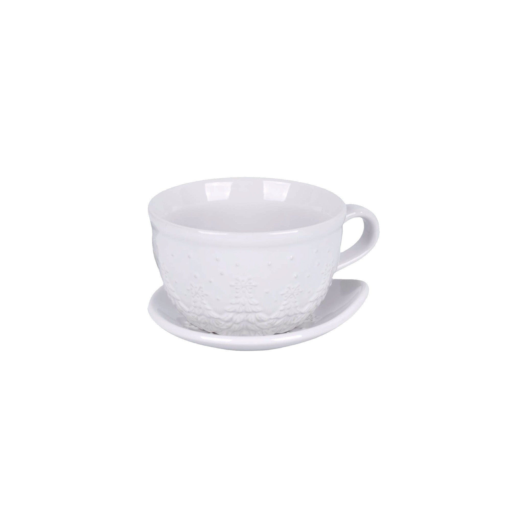 BOWL/MUG W/ LID - FROSTY FOREST