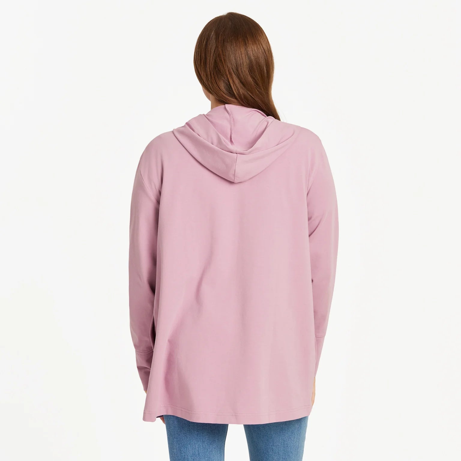 LIFE IS GOOD FLEX OPEN CARDIGAN  VIOLET PURPLE - SIZE:SMALL