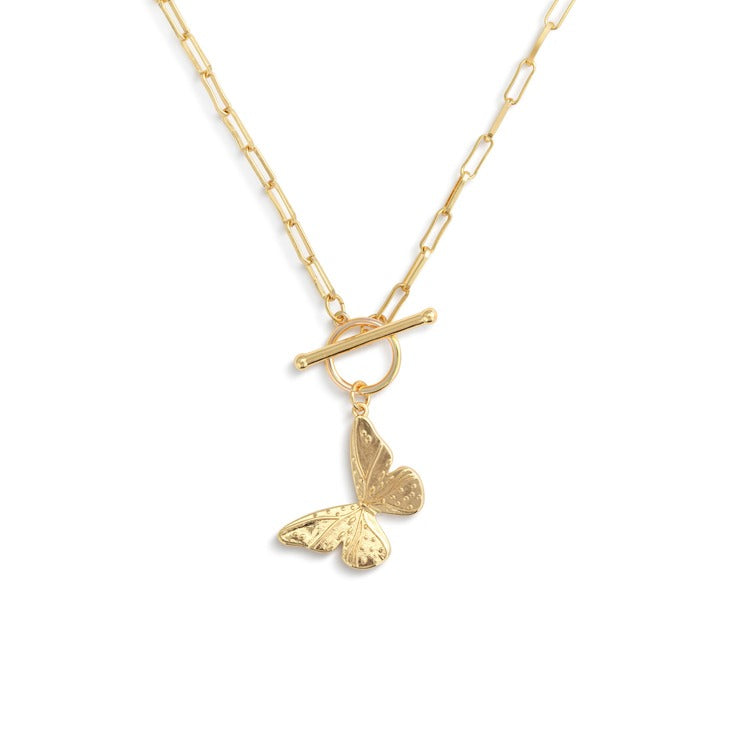Butterfly Gold Necklace