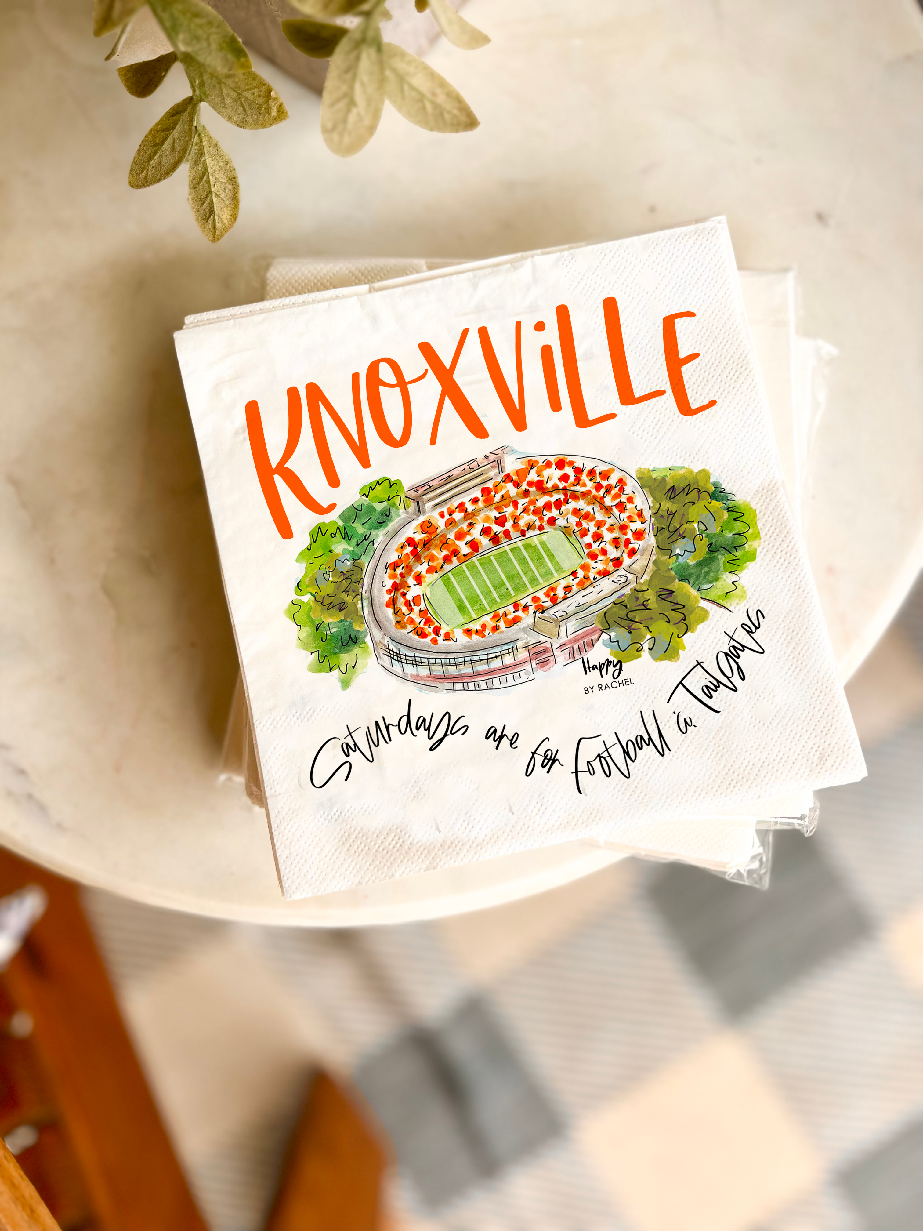 Knoxville Tailgate Napkins-20/pack -Lunch Size