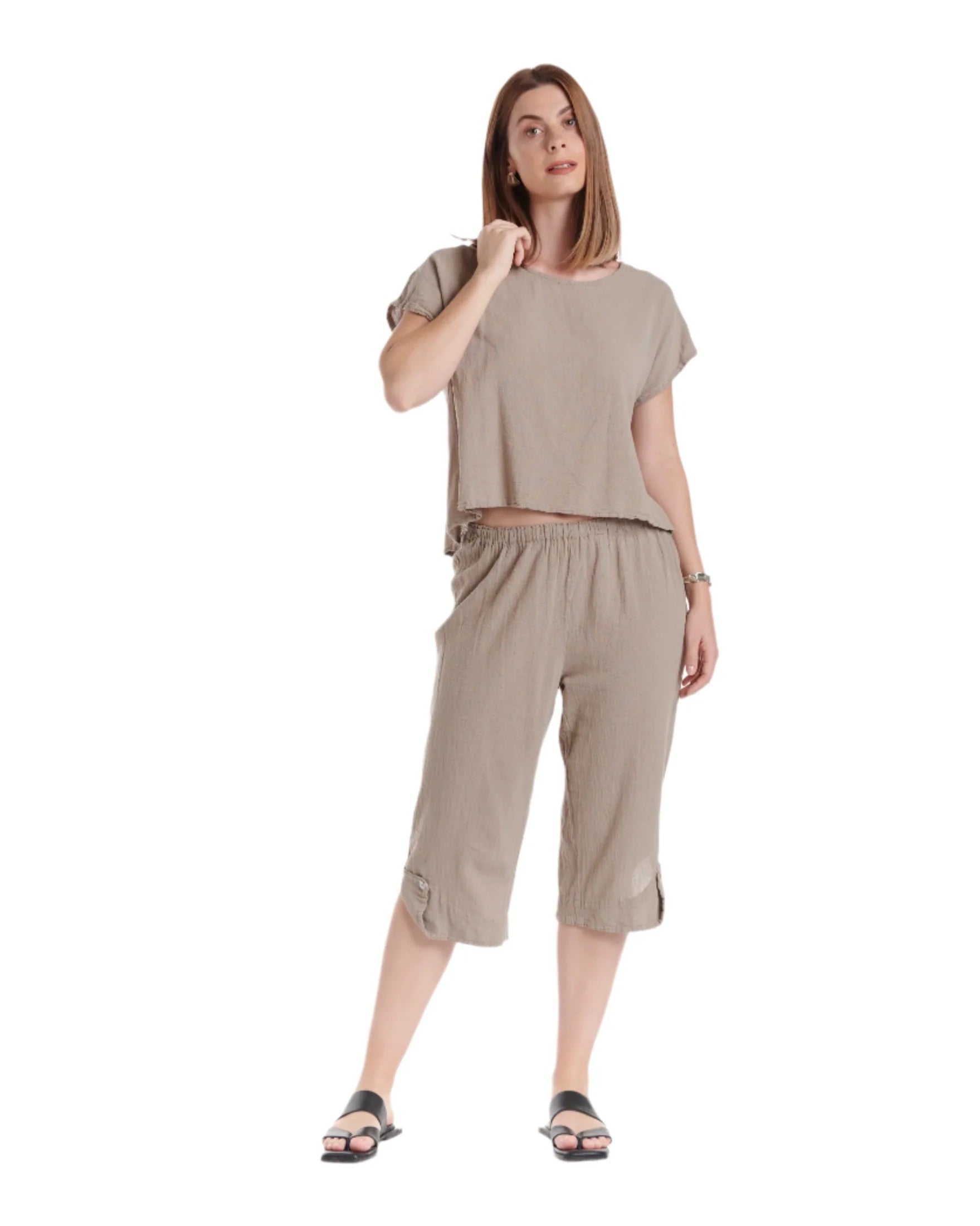 BETH PANT - TAUPE