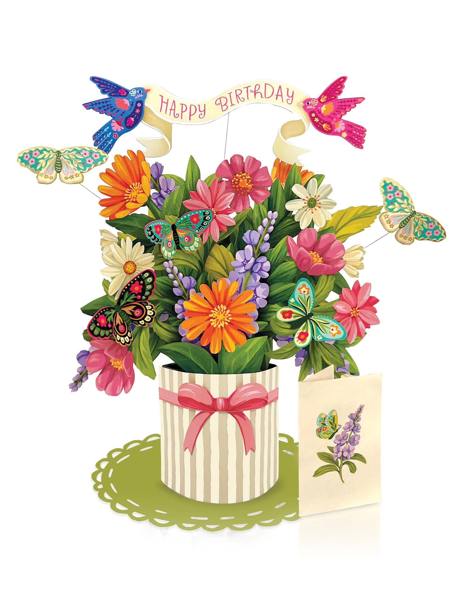 Birthday Enchanted Garden Pop-up Greeting Cards