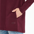 WOMEN'S CRUSHER-FLEX CARDIGAN - DEEP BURGUNDY
