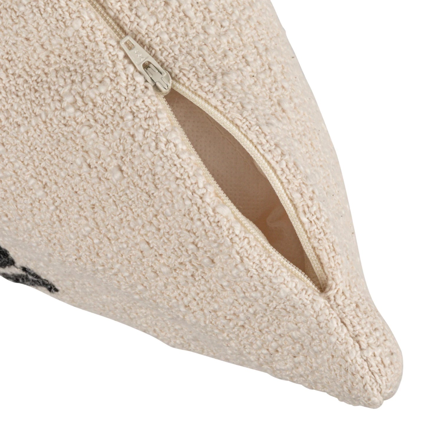 18" Square Cotton & Jute Pillow w/ Saying