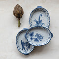 HANDPAINTED BLUE BAKERS 7"