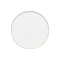 CASAFINA PORCELAIN ROUND PLATE (DINNER) RESONANCE WHITE/GOLD