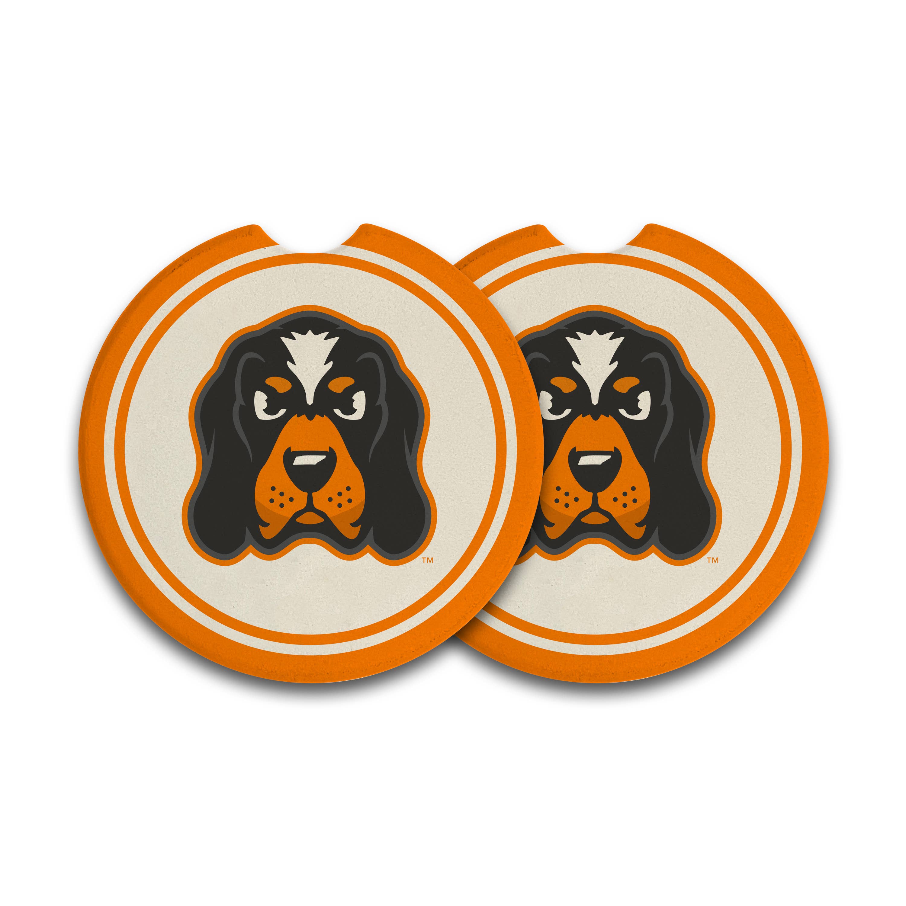 TN Mascot Car Coaster Pack of 2