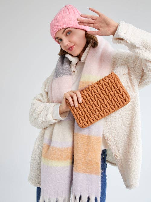 TAN ZIP POUCH