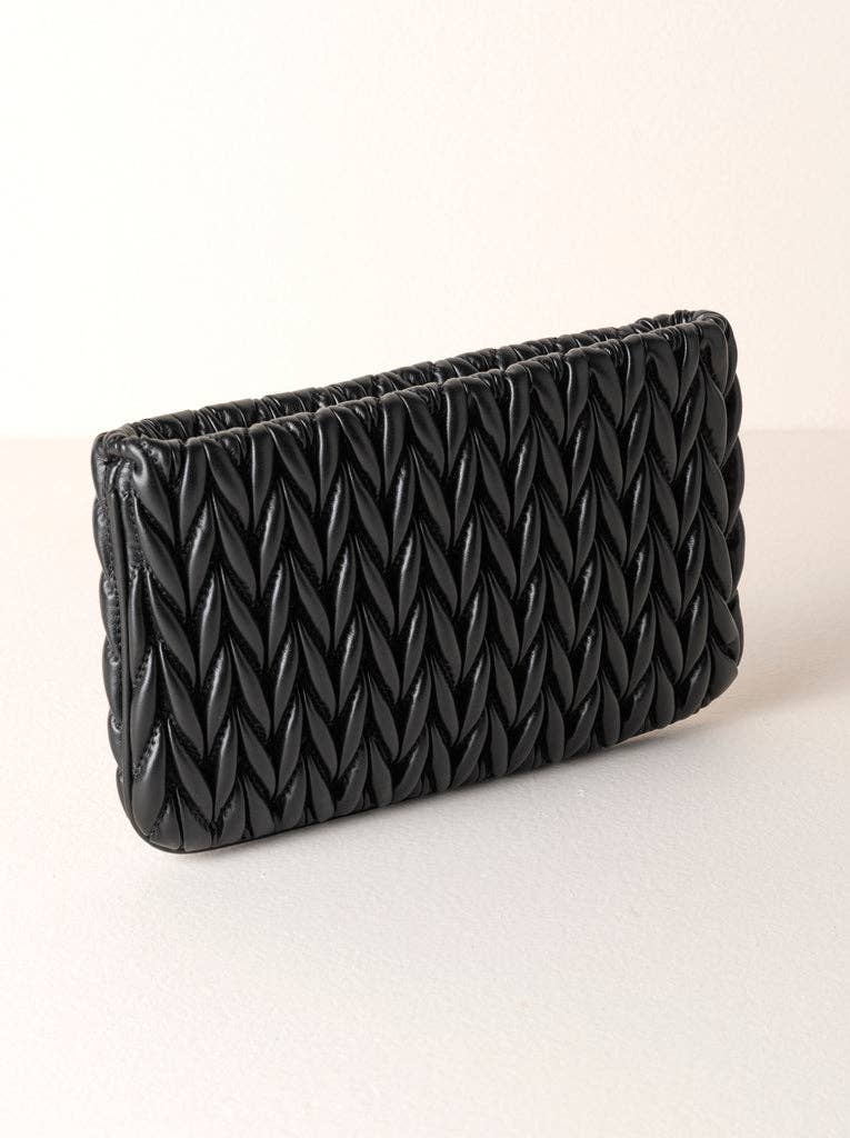 BLACK ZIP POUCH