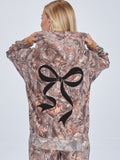 SS WOMENS HOODIE BOW CAMO