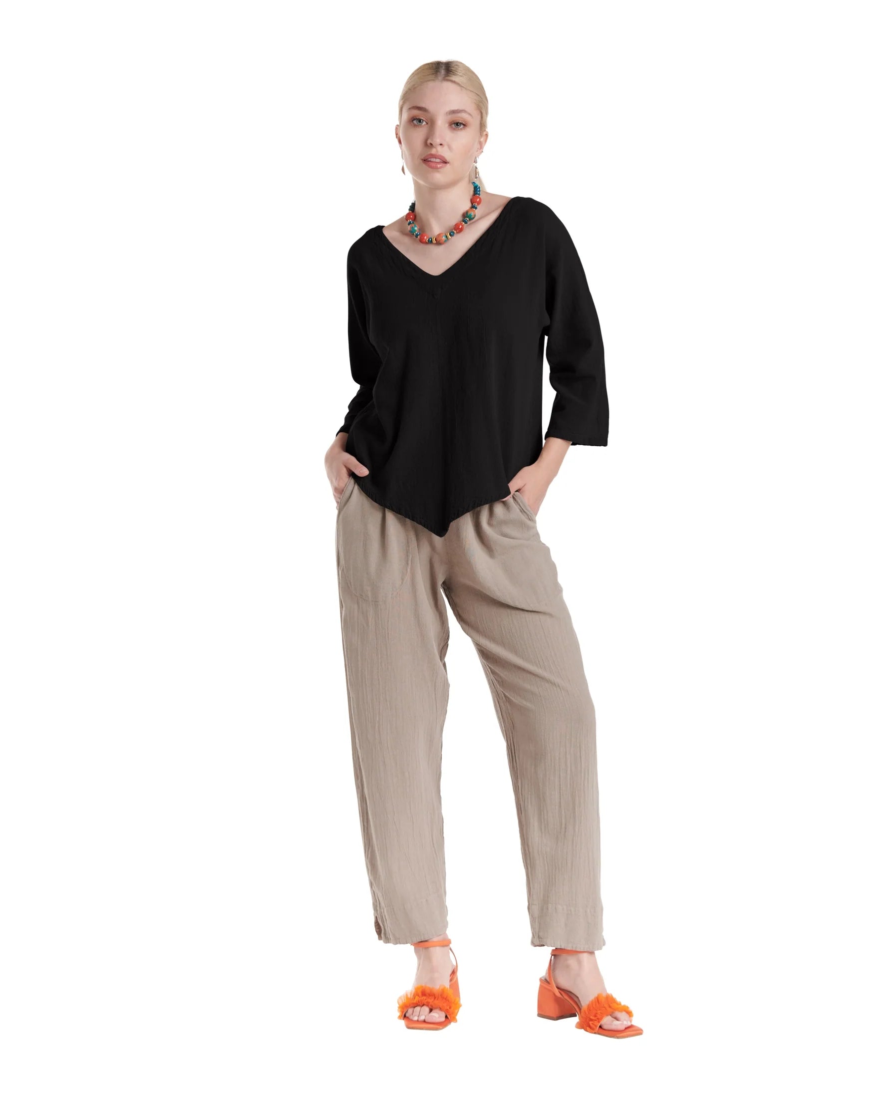 LYNN TOP - BLACK
