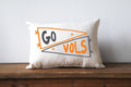 TENNESSEE DOUBLE PENNANT PILLOW