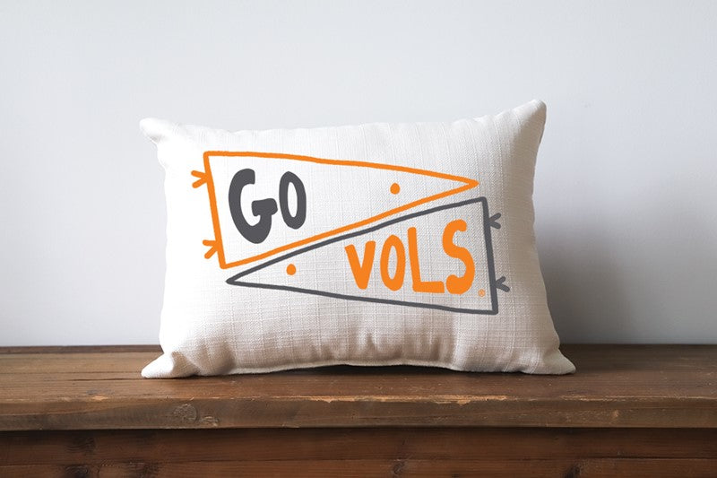TENNESSEE DOUBLE PENNANT PILLOW