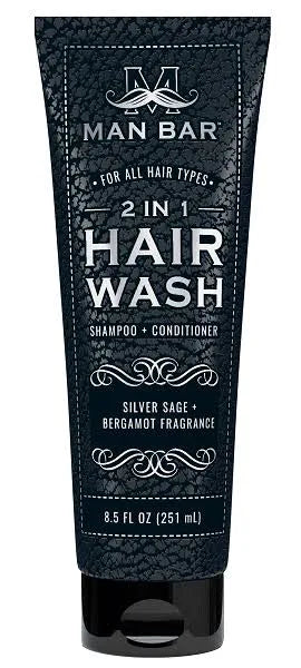 Commonwealth Soaps MAN BAR  2 IN1 Hair Wash Midnight Amber