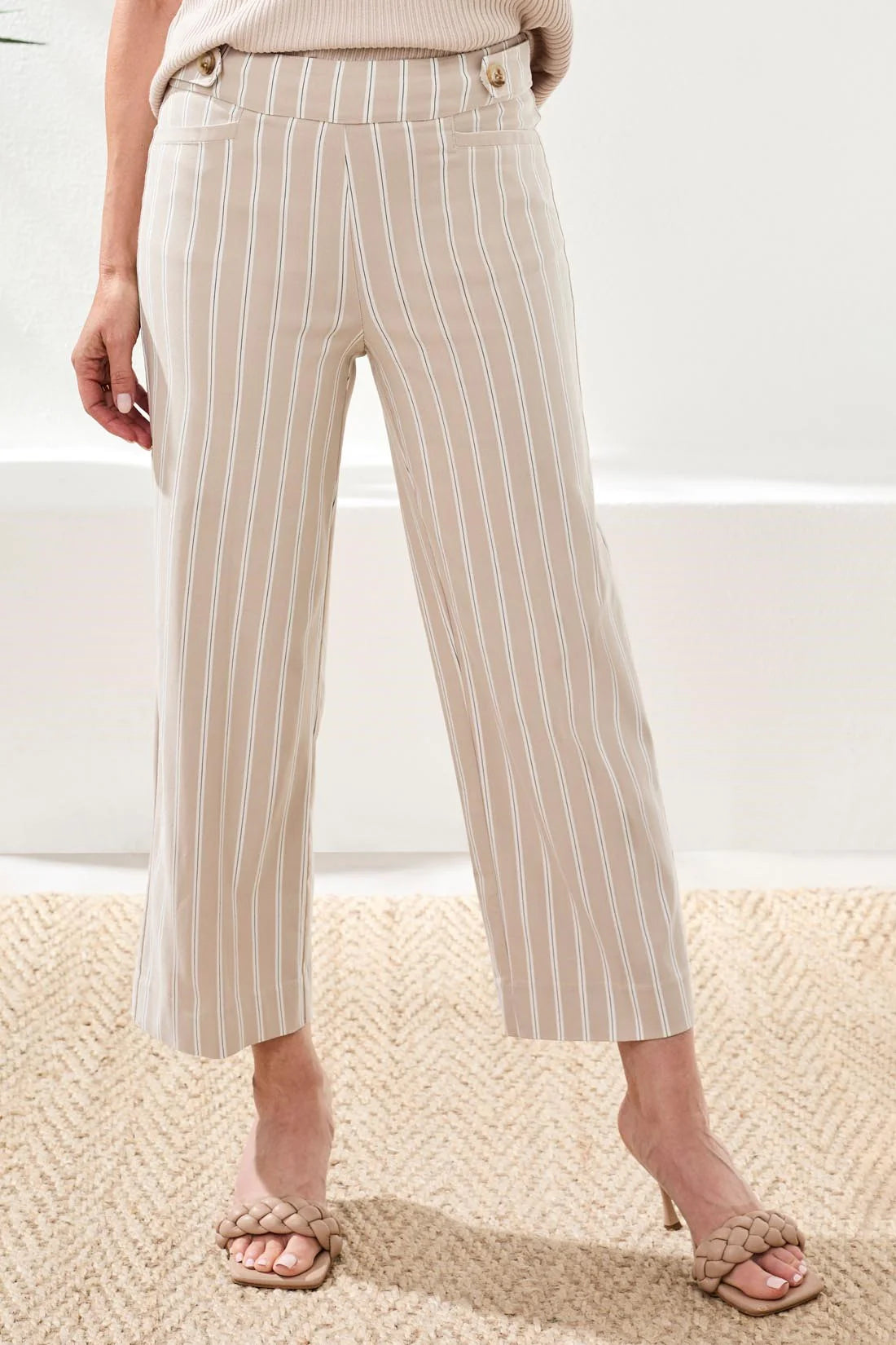 PULL ON ANKLE PANT - BEACH