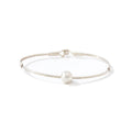 RONALDO DESIGNER JEWELRY YOU ARE CHOSEN SILVER 1 BEAD BRACELET - SIZE: 7.5